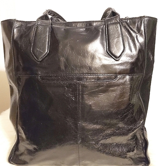 HOBO The Original Large Classic Black Leather Soulder Tote - Picture 7 of 10